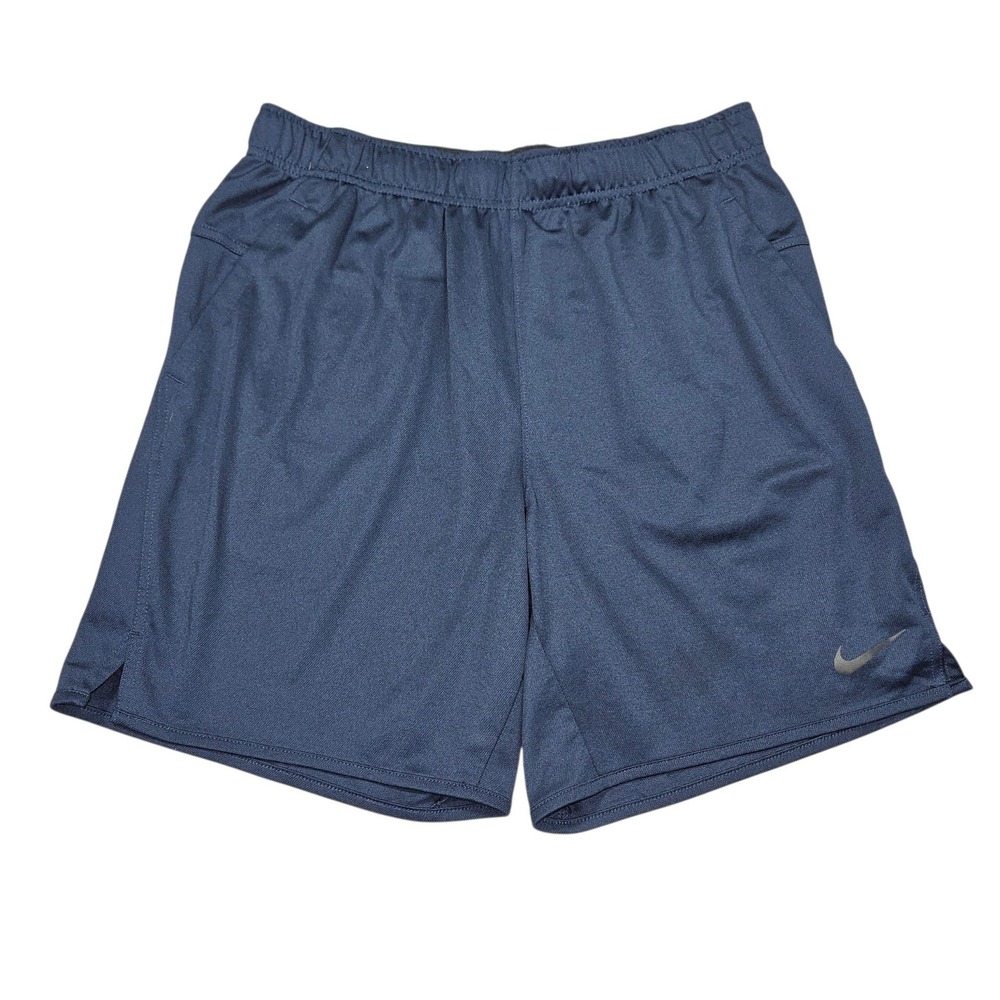 Nike Dri-FIT FB4196-451 Athletic Training Shorts Navy Blue Sz M